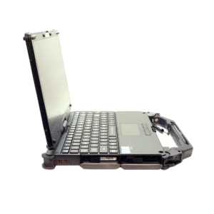 Left side of Getac V110 G5 showing SSD Caddy and Battery Compartment