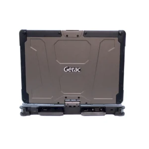 Rear view of Getac V110 G5 rugged tablet-laptop hybrid