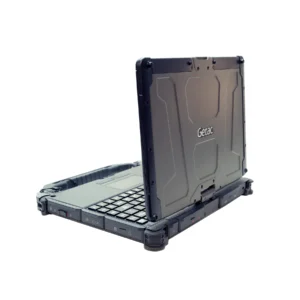 Rear right angled view of Getac V110 G5 rugged laptop