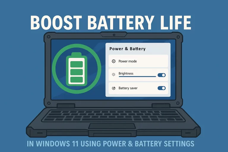How to Improve Battery Life in Windows 11 Using Power & Battery Settings