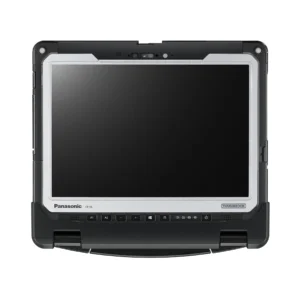 Panasonic Toughbook CF-33 MK4 rugged tablet front view with keyboard attached and folded into tablet mode