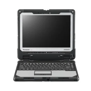 Panasonic Toughbook CF-33 MK4 rugged tablet front view attached to detachable keyboard