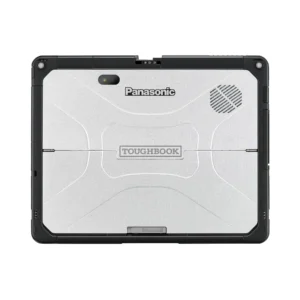 Panasonic Toughbook CF-33 MK4 rugged tablet front view removed from keyboard showing battery cover