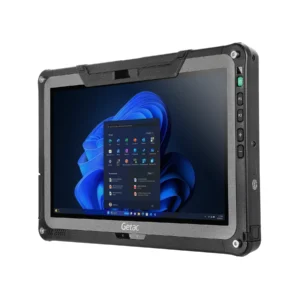 Getac F110 G7 fully rugged tablet front right angle