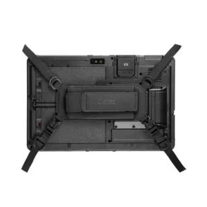 Getac F110 G7 rugged tablet with hand strap attached