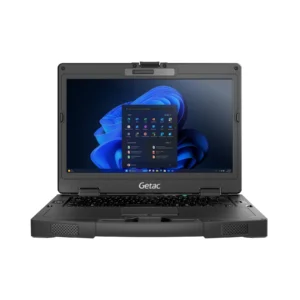 Getac S410 G5 rugged laptop front view showing 14 inch Full HD sunlight-readable display
